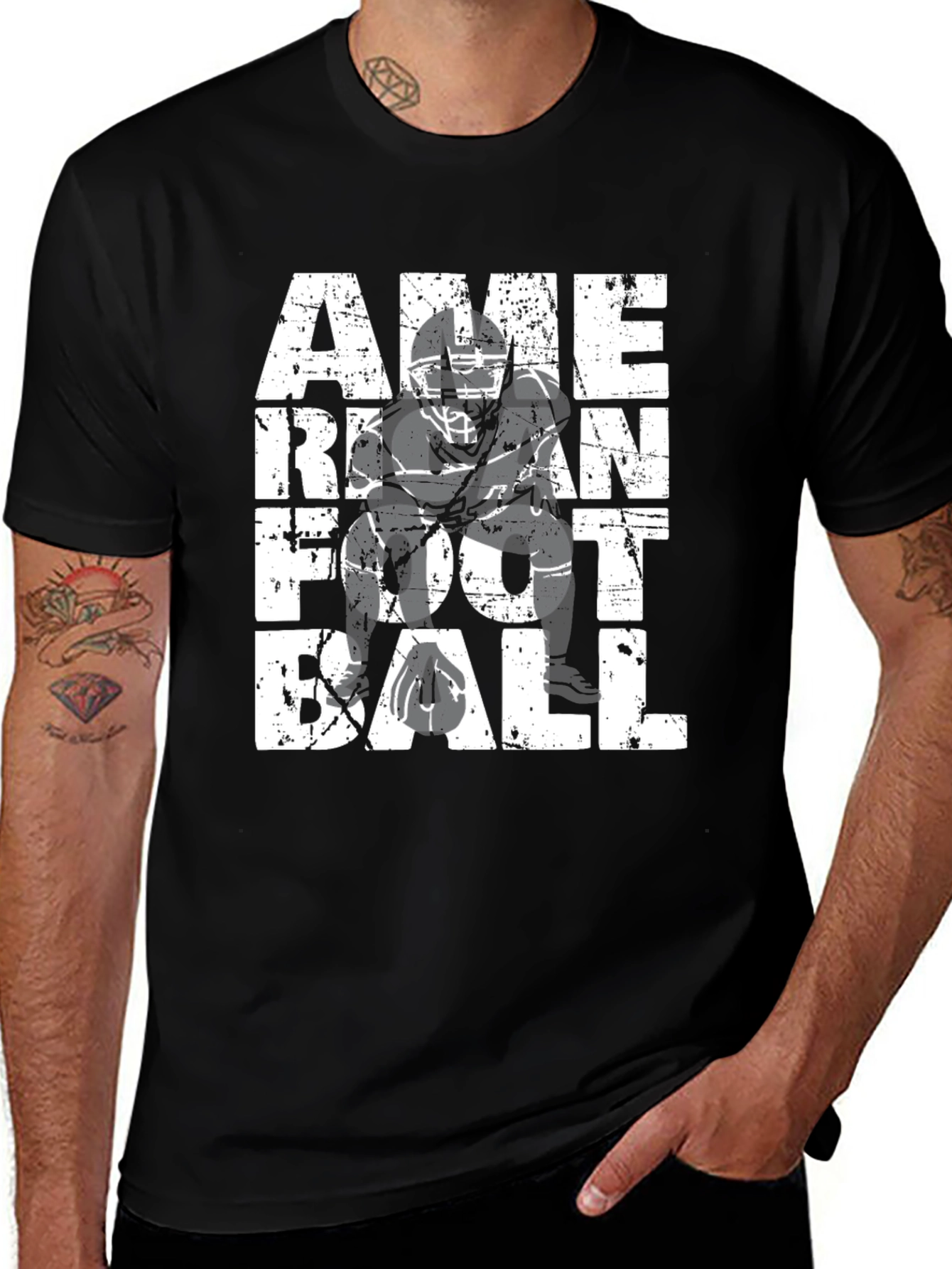 American Football Graphic T-Shirt