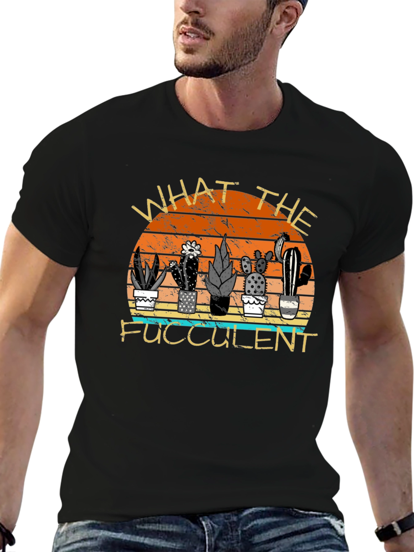 What the Fucculent Cactus T-Shirt
