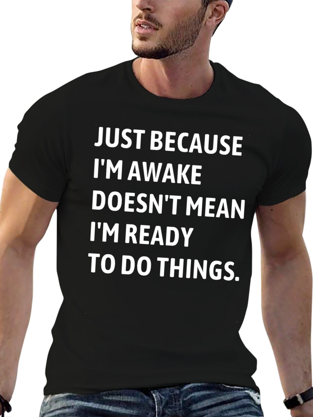 Funny Sarcastic Awake Graphic Tee