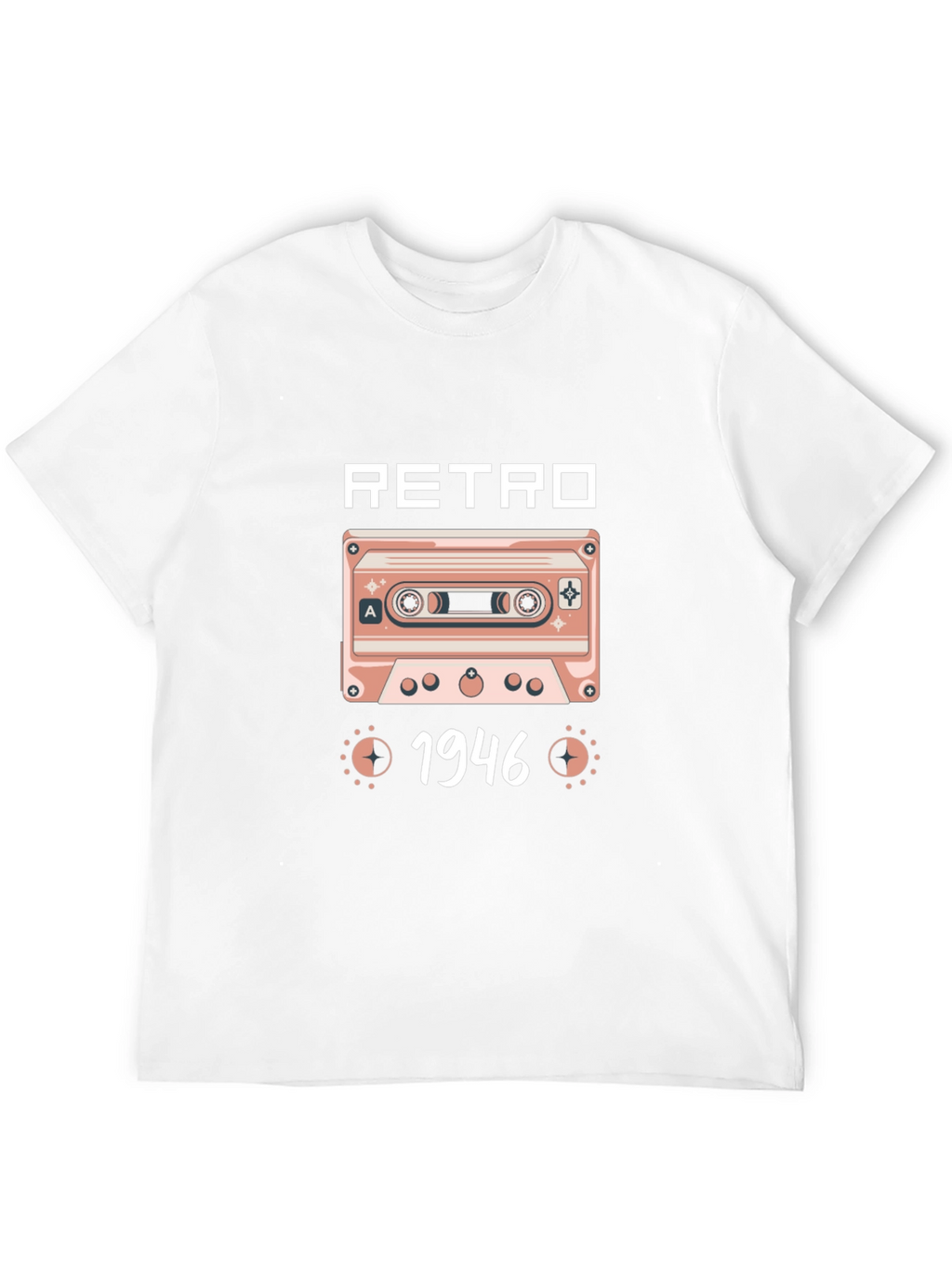 Retro 1946 Cassette Tape Graphic T-Shirt