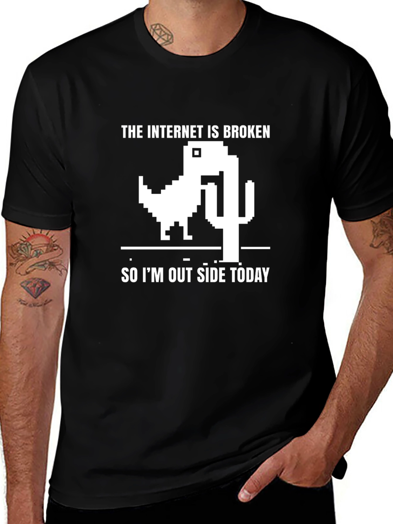 The Internet is Broken T-Shirt - Funny Geek Tee