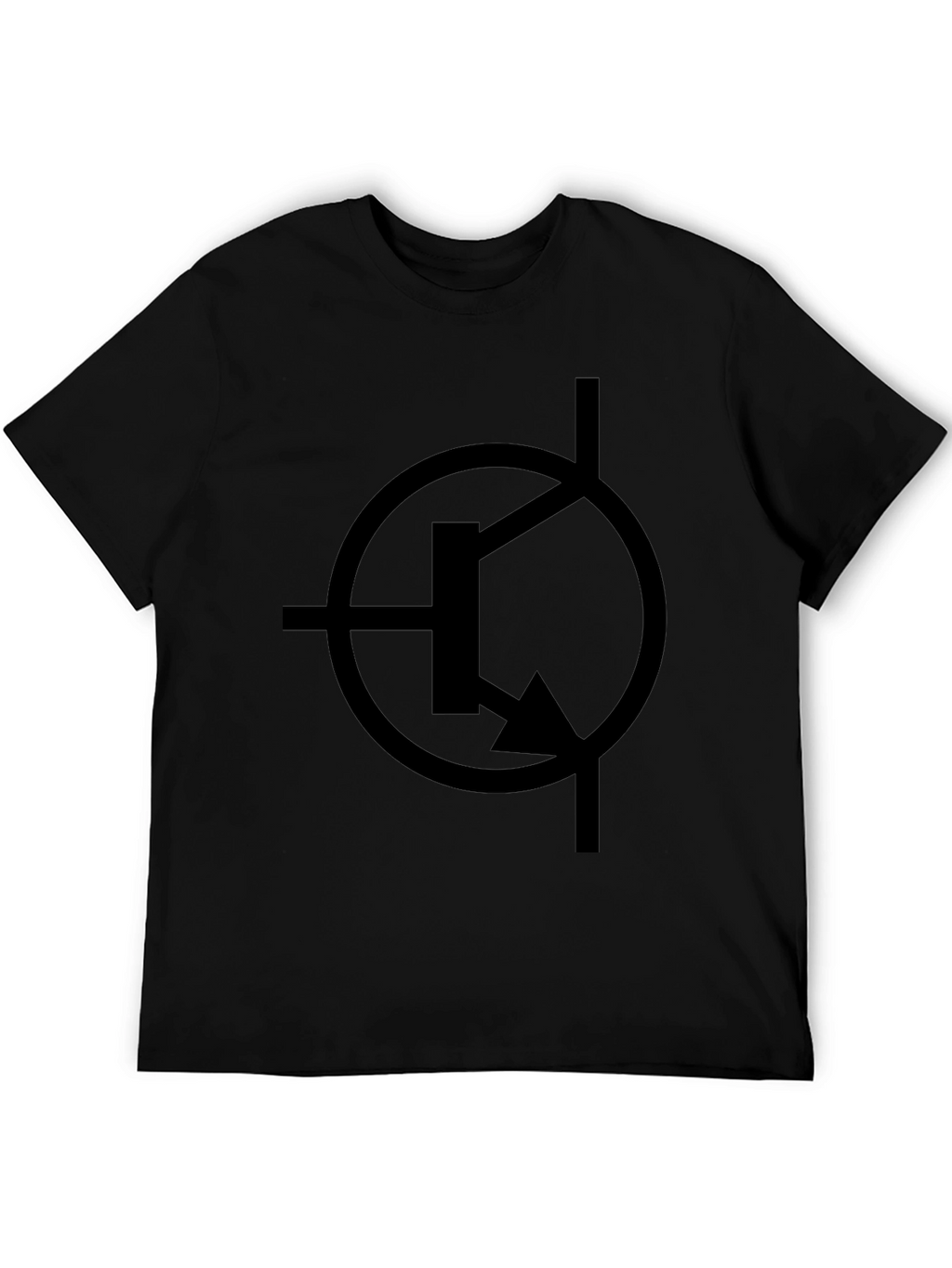 Electronics Circuit Symbol Black T-Shirt