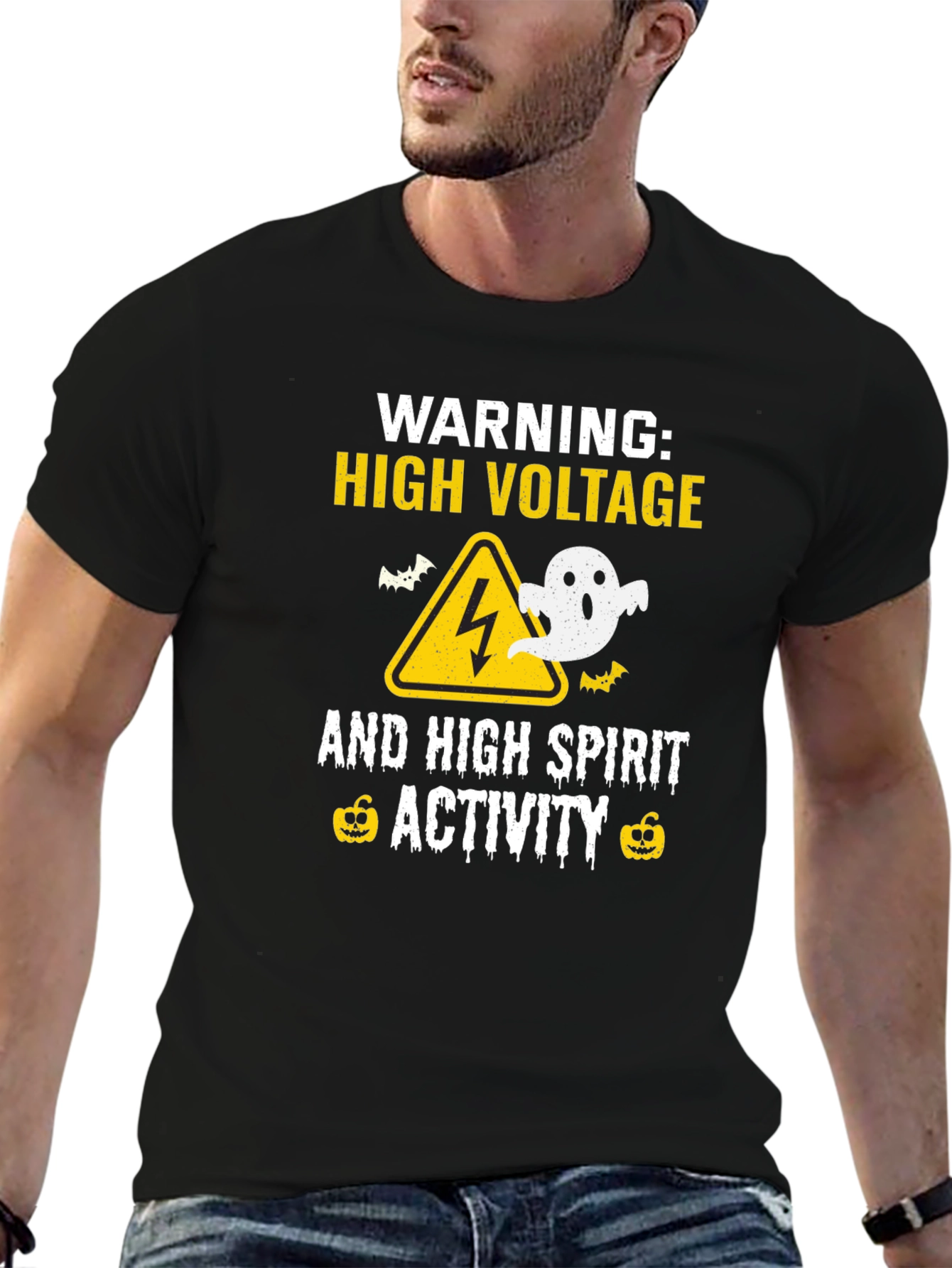 High Voltage High Spirit Activity Halloween T-Shirt