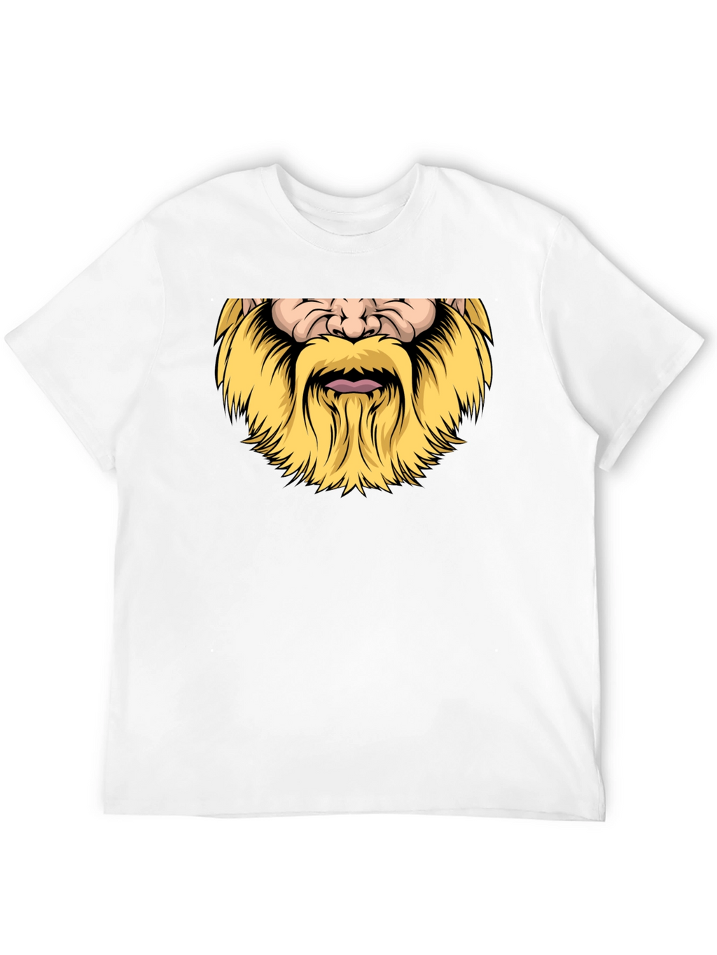 Viking Beard Graphic Black T-Shirt