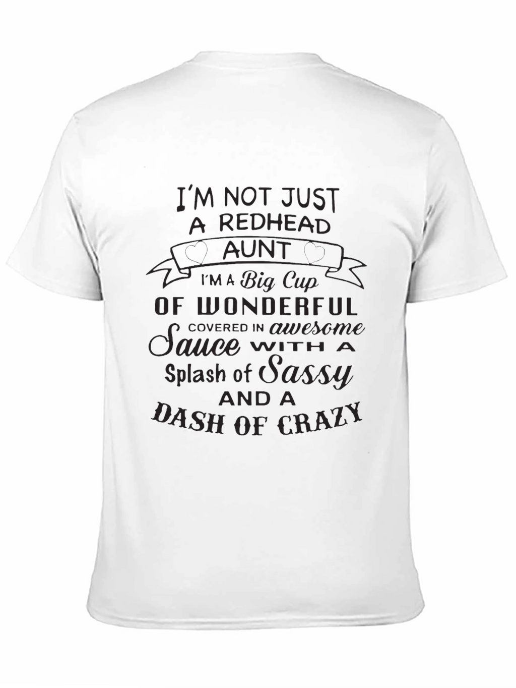 Redhead Aunt Graphic Tee - Sassy & Crazy