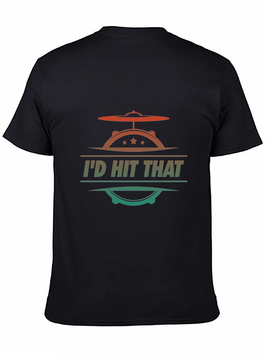 Id Hit That Drummer Graphic Tee