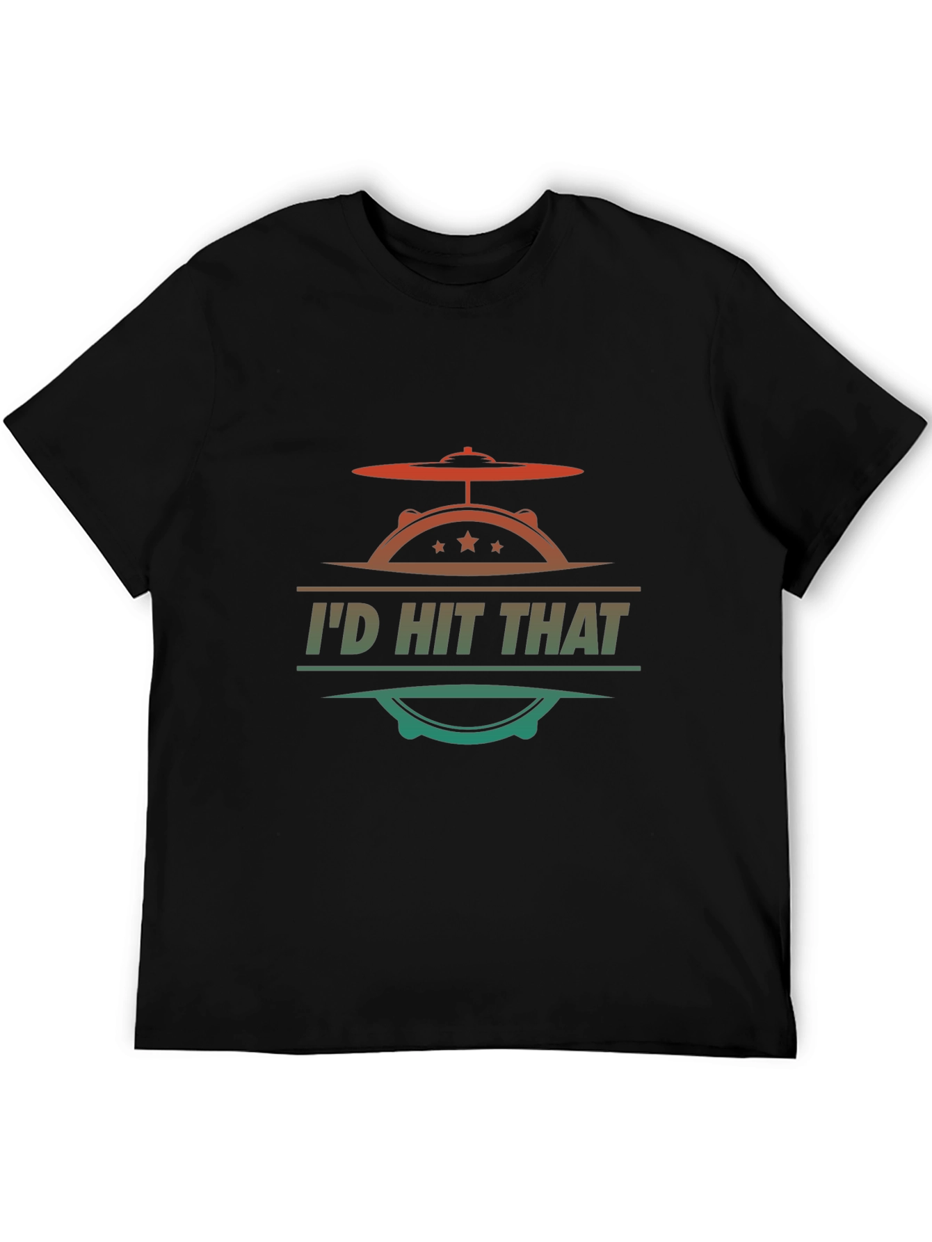 Id Hit That Drummer Graphic Tee