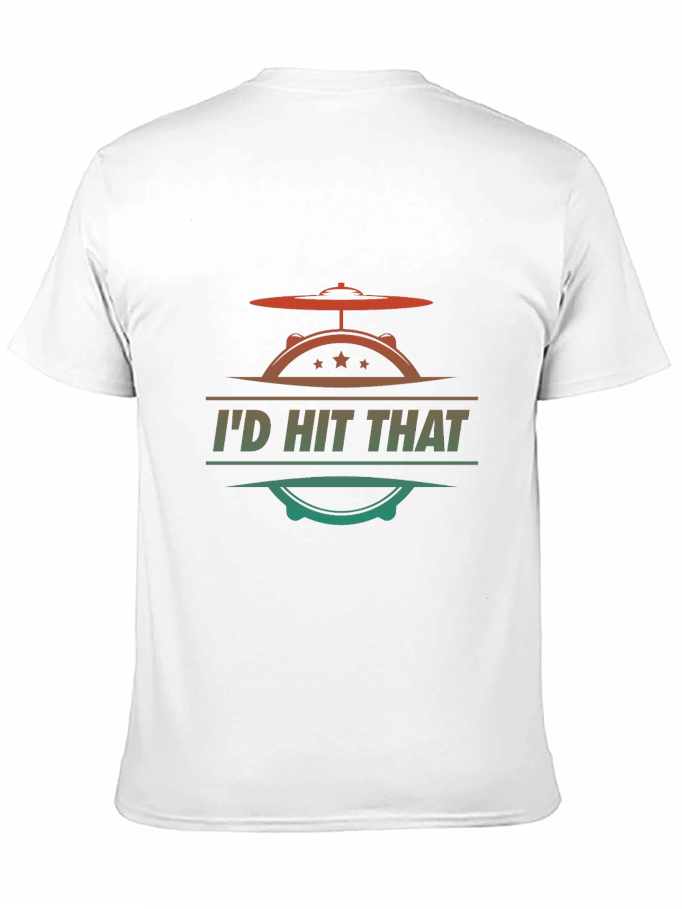Id Hit That Drummer Graphic Tee