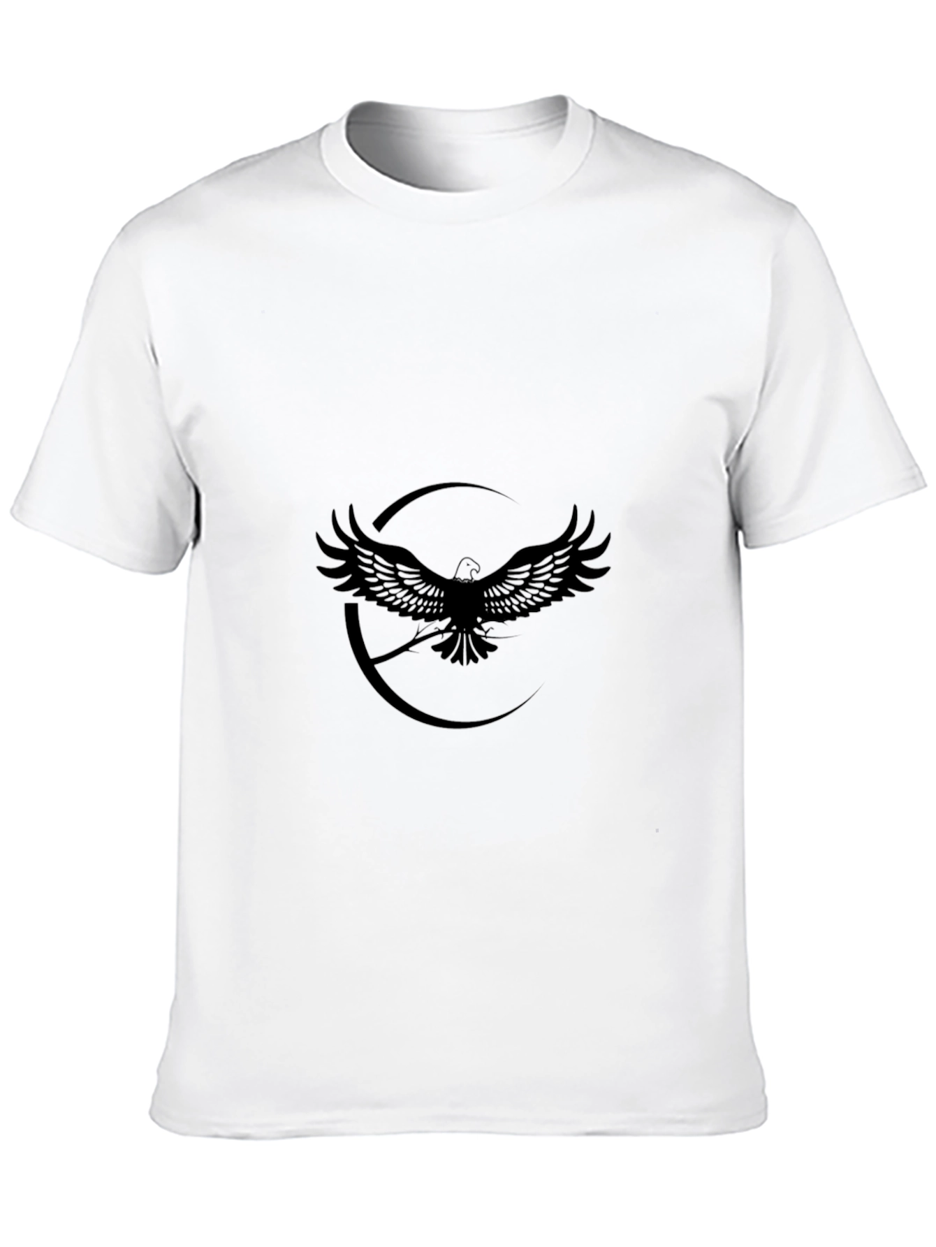 Black Eagle Graphic T-Shirt - Stylish Mens Apparel