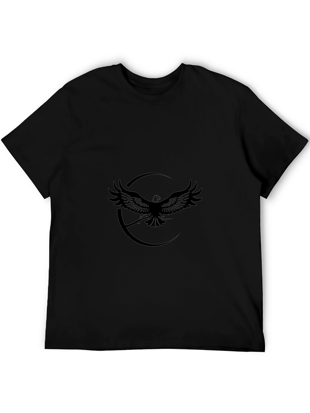 Black Eagle Graphic T-Shirt - Stylish Mens Apparel
