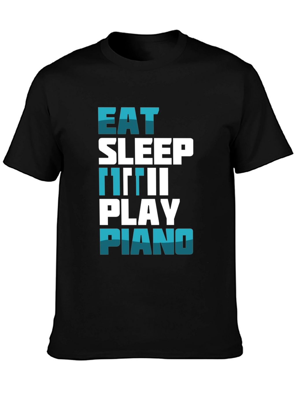 Eat Sleep Repeat Piano T-Shirt