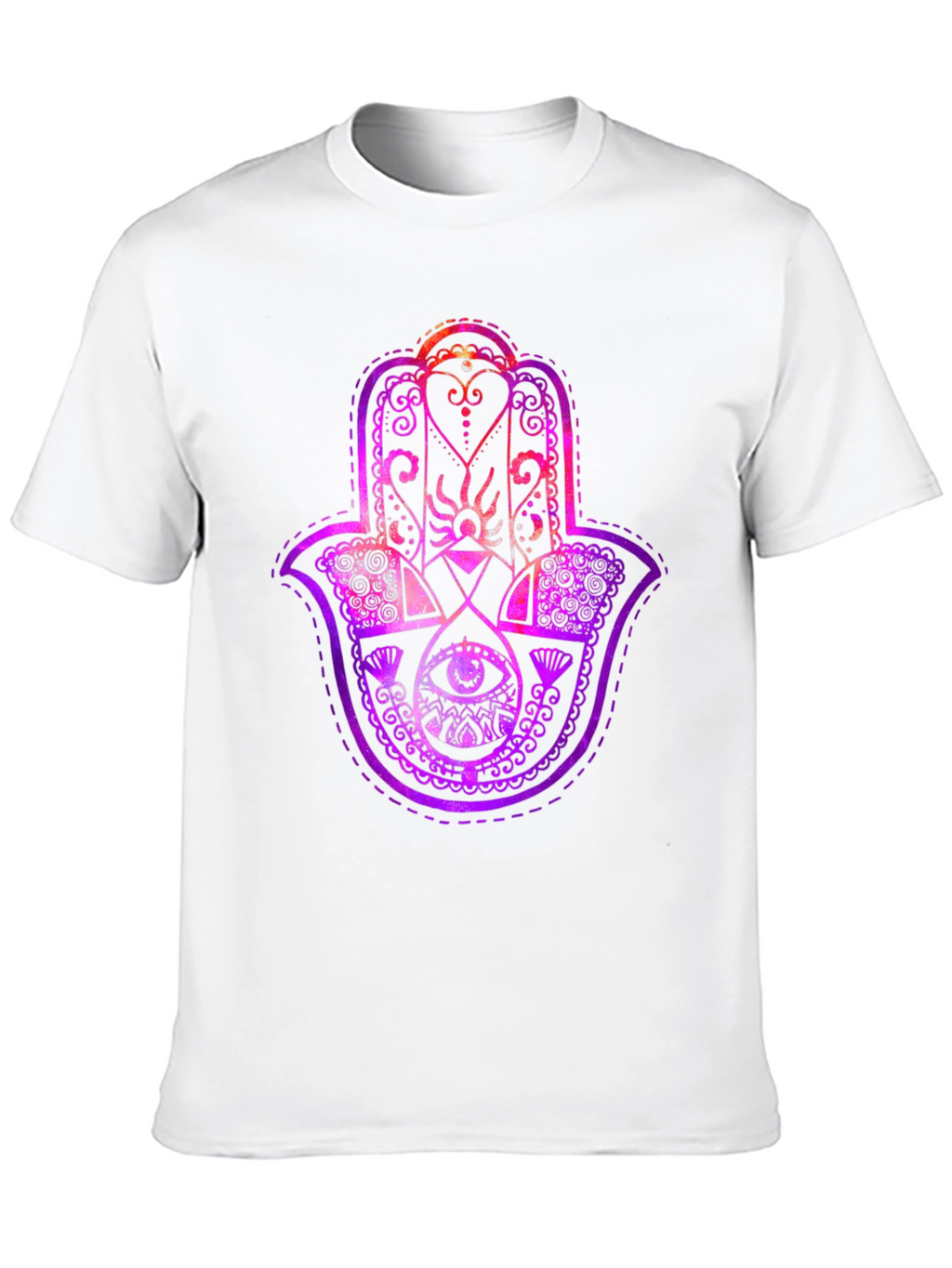 Hamsa Hand Graphic Tee - Spiritual Protection T-Shirt