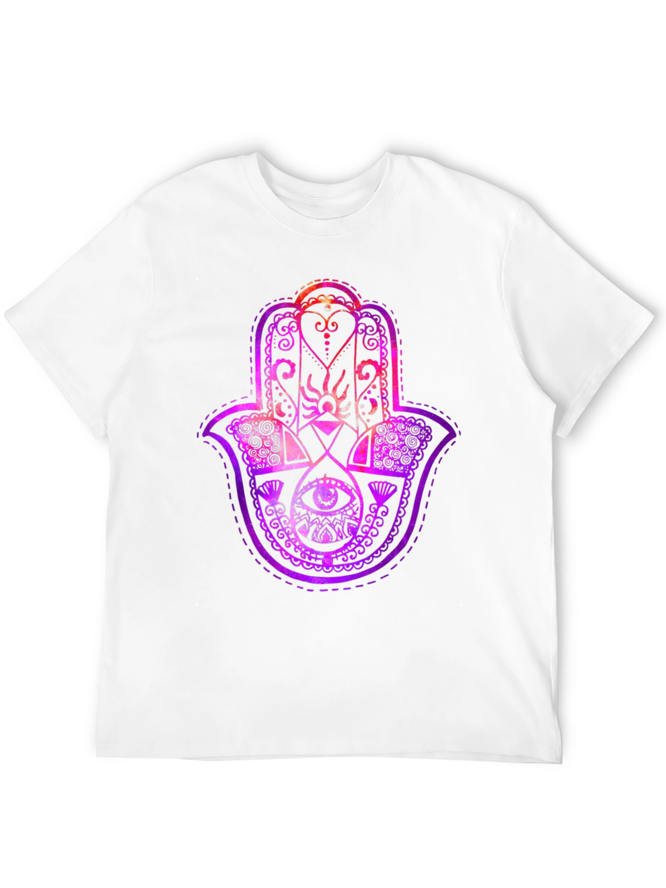 Hamsa Hand Graphic Tee - Spiritual Protection T-Shirt