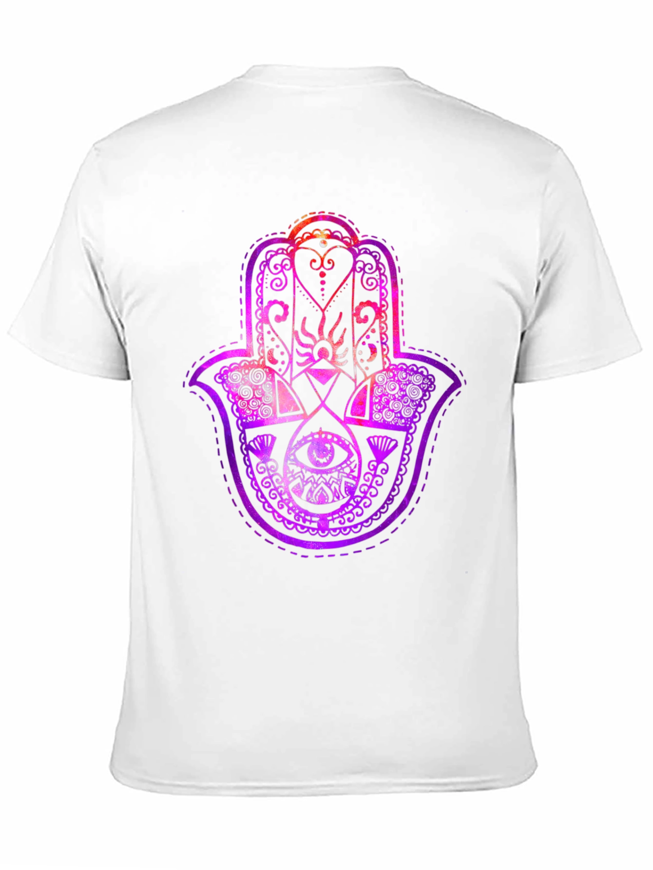 Hamsa Hand Graphic Tee - Spiritual Protection T-Shirt
