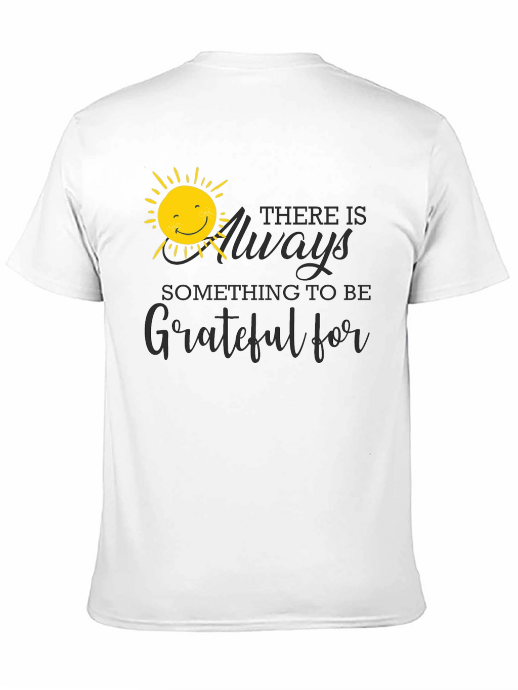 Grateful Sun Graphic Tee - Positive Vibes T-Shirt