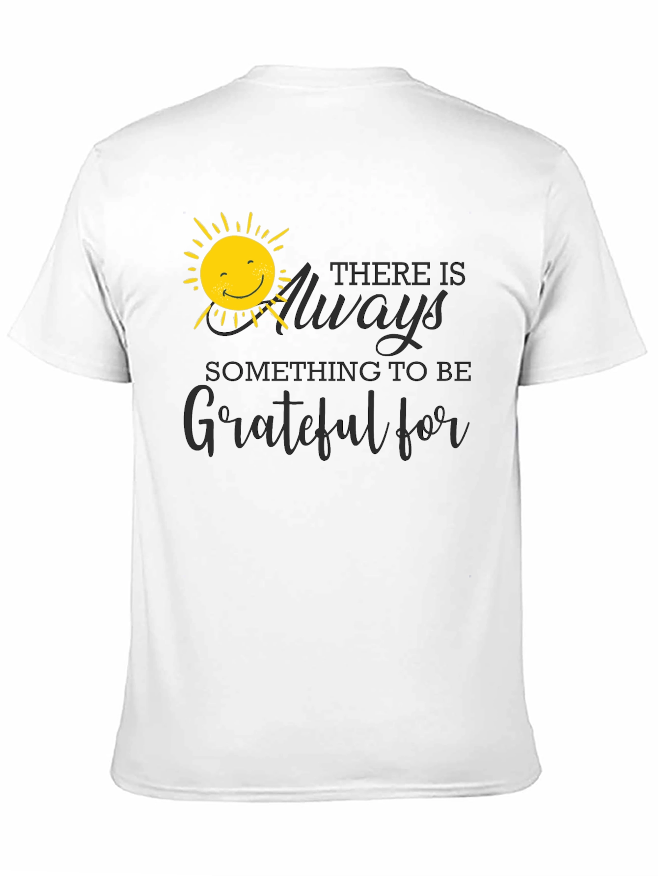 Grateful Sun Graphic Tee - Positive Vibes T-Shirt
