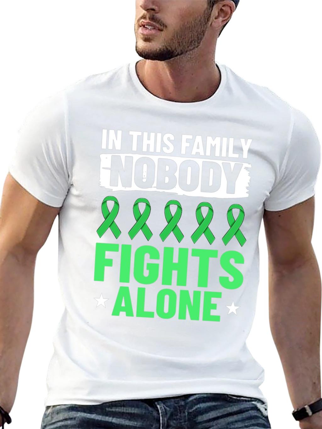 In This Family Nobody Fights Alone T-Shirt