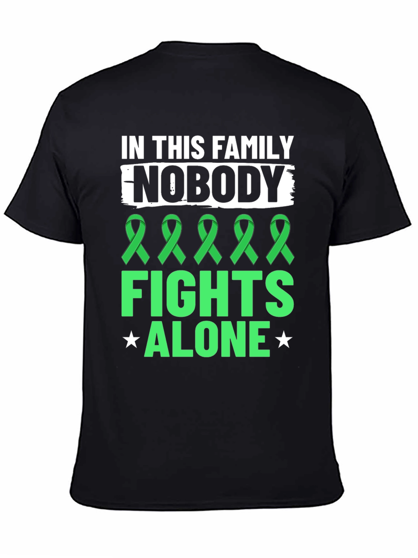 In This Family Nobody Fights Alone T-Shirt
