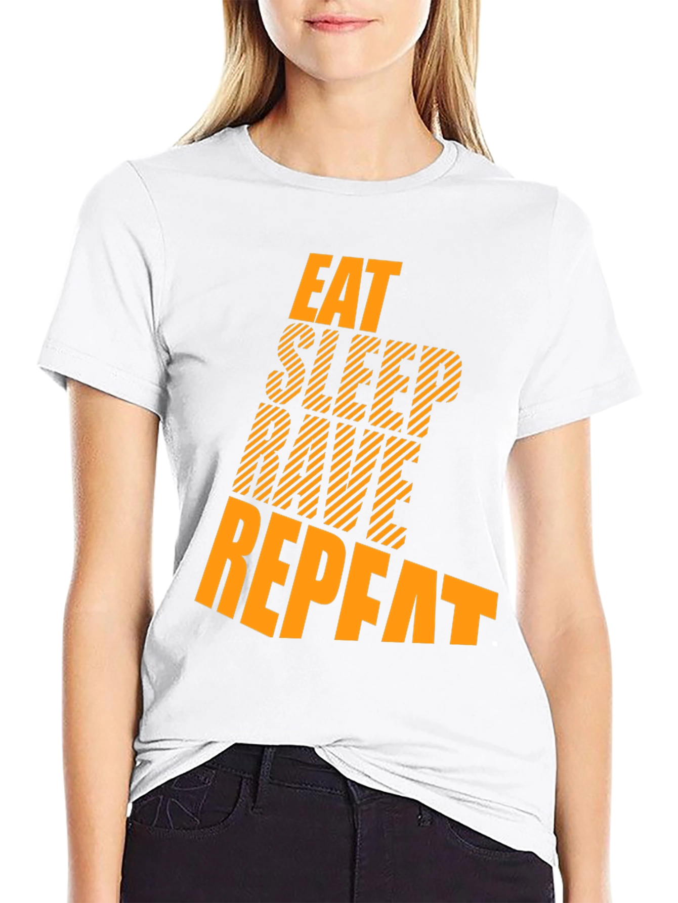 Eat Sleep Rave Repeat Graphic Tee