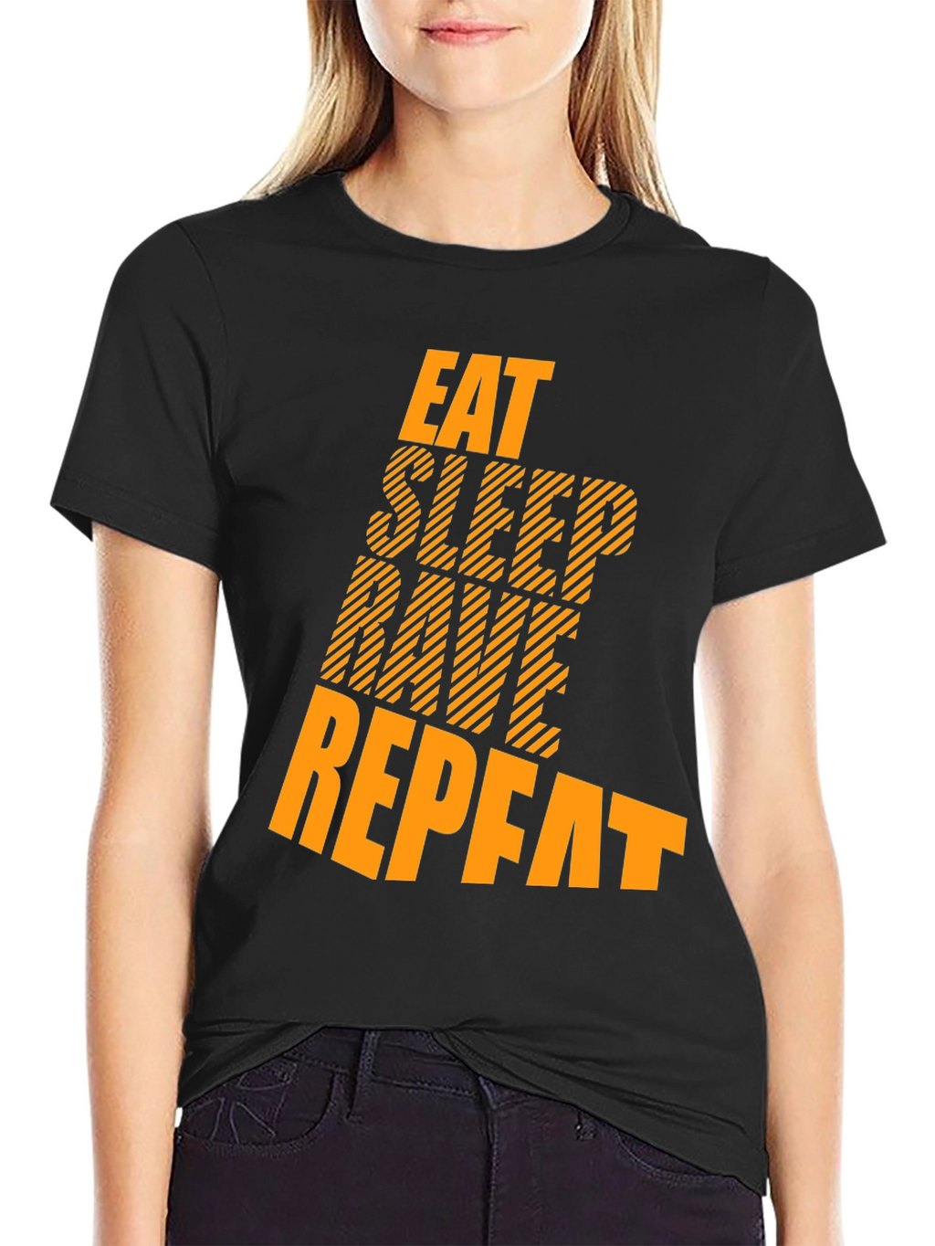 Eat Sleep Rave Repeat Graphic Tee