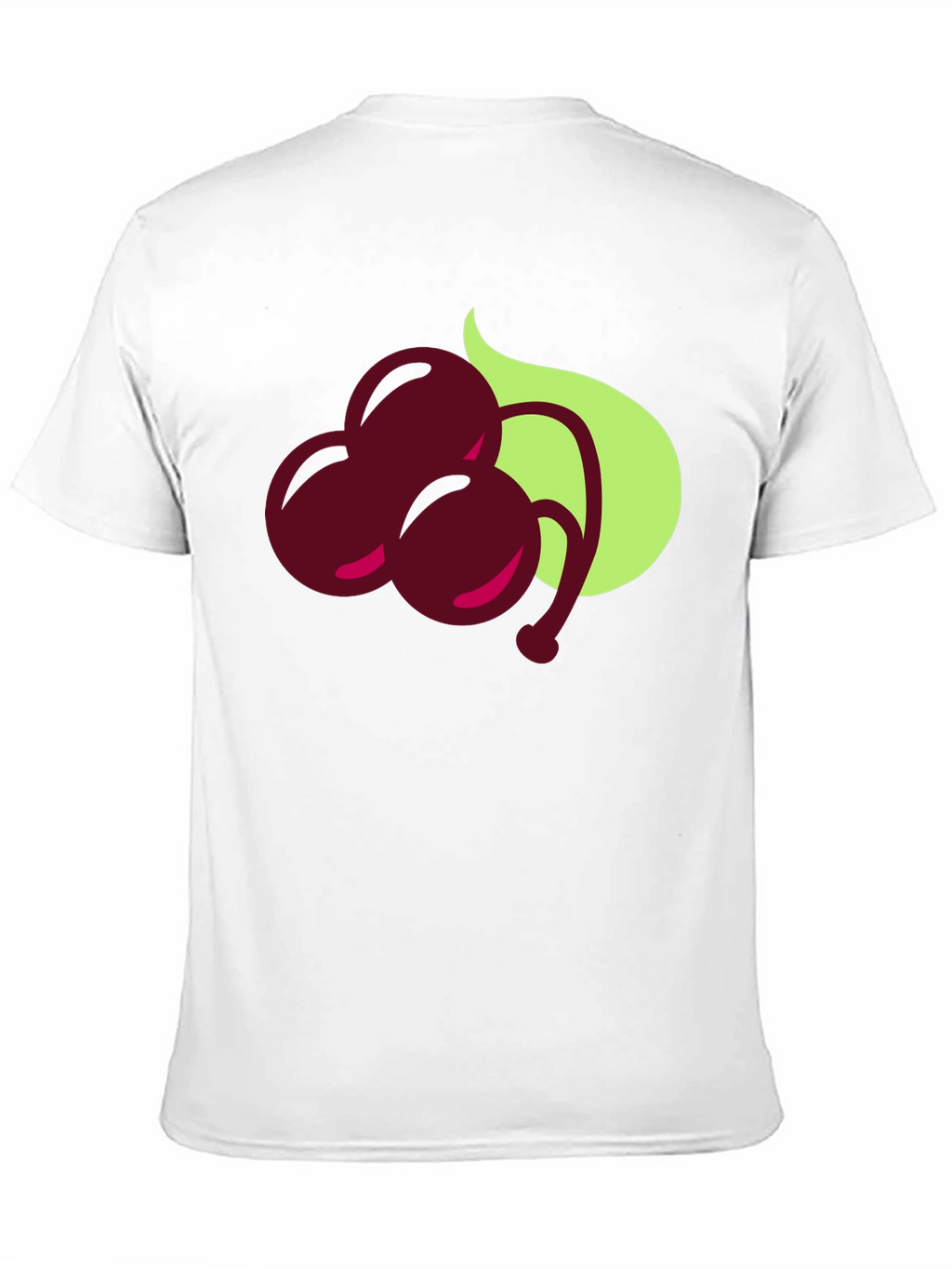 Cherry Graphic Black T-Shirt