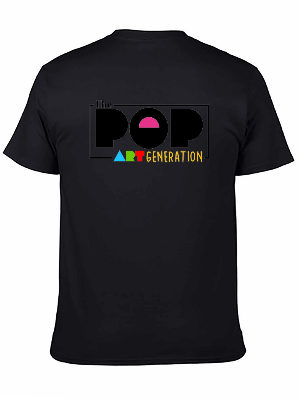 The Pop Art Generation Black T-Shirt