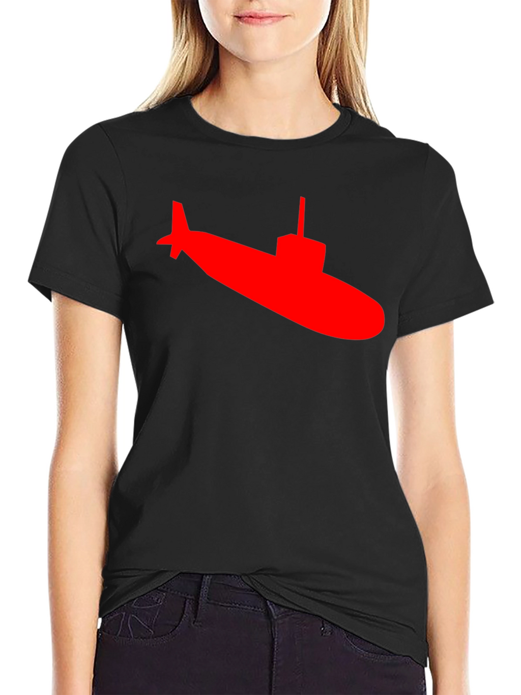 Submarine Graphic Tee - Classic Crew Neck