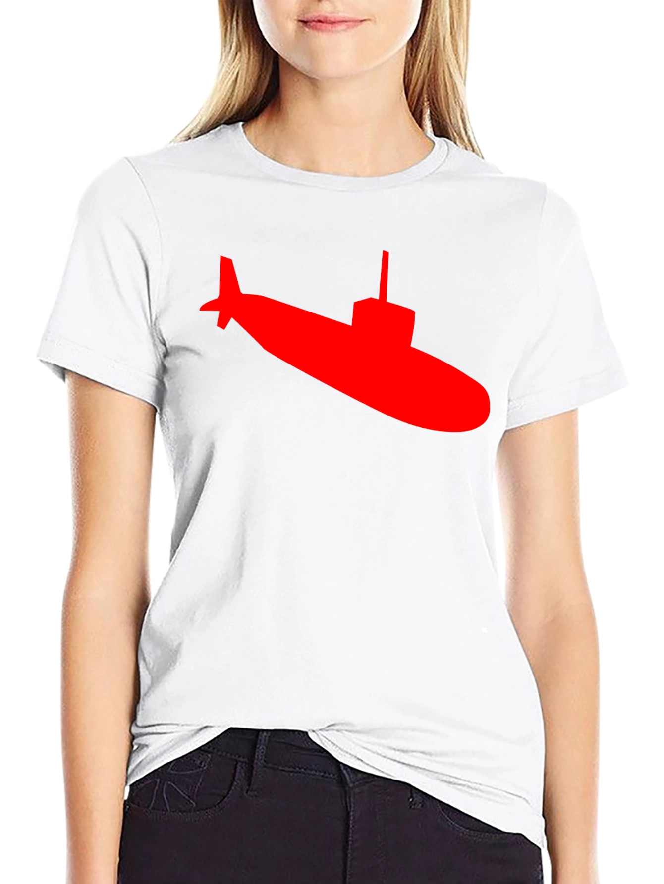 Submarine Graphic Tee - Classic Crew Neck