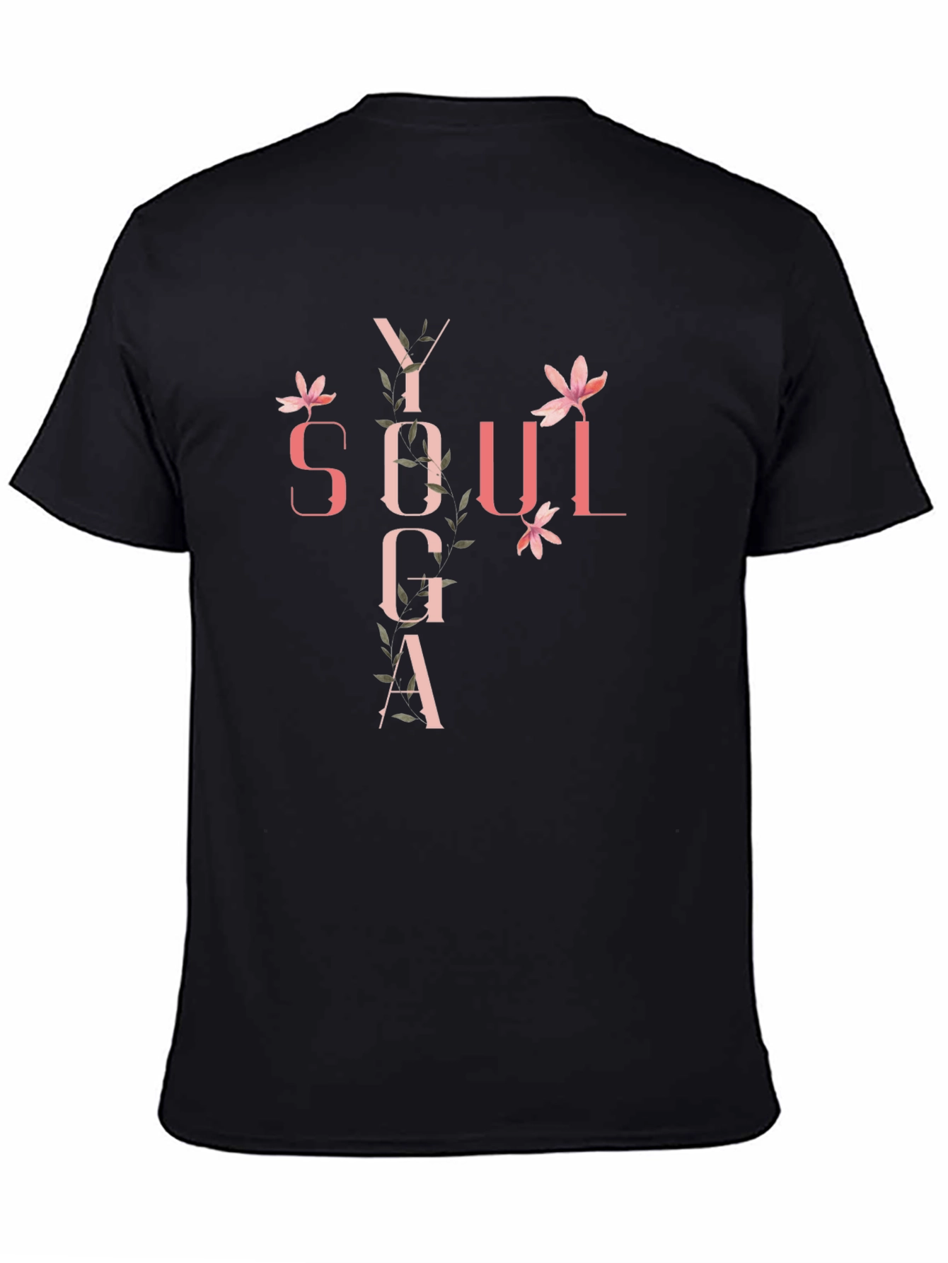 Yoga Soul Black Graphic Tee