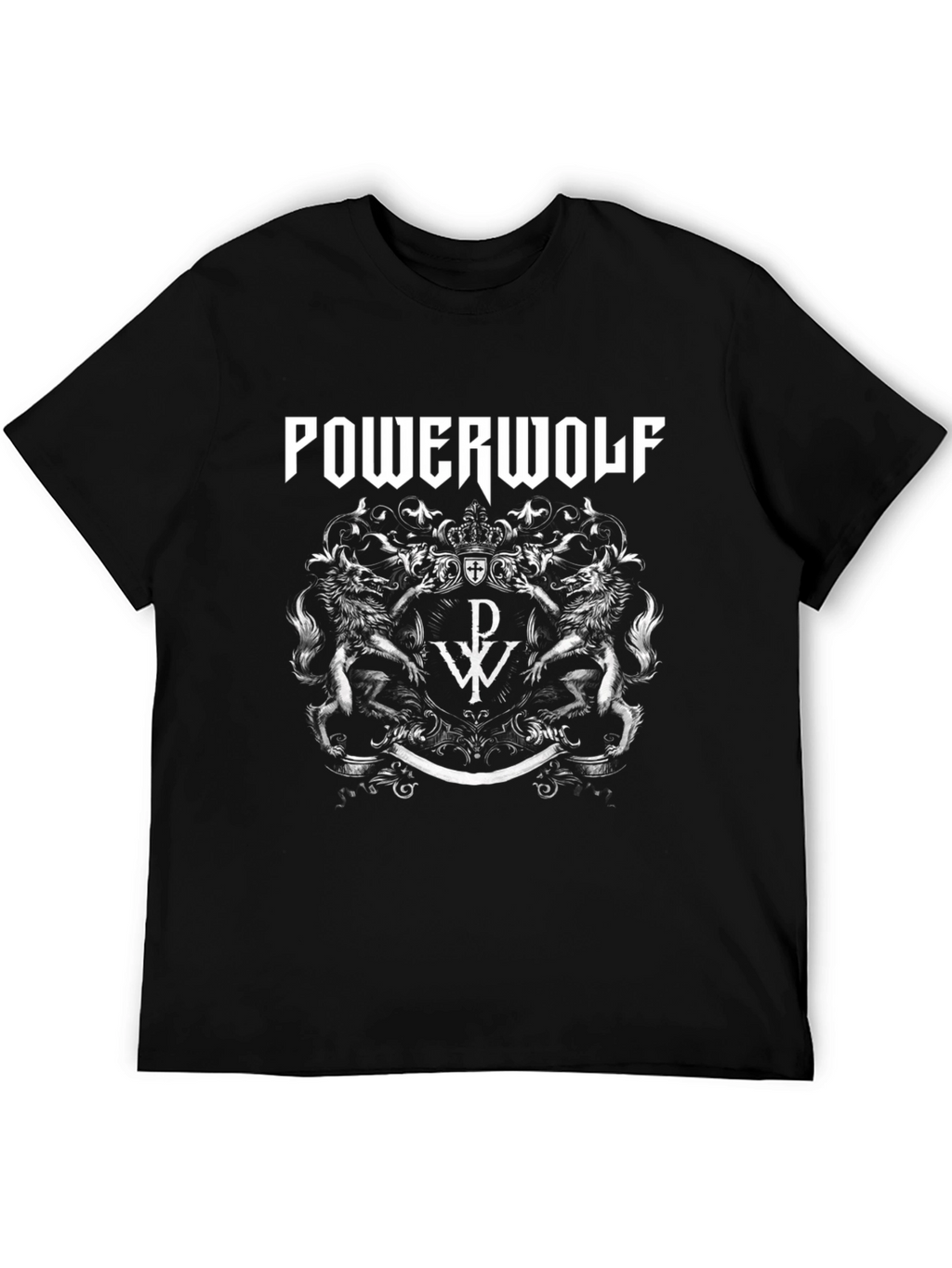 Powerwolf Band Logo Black T-Shirt