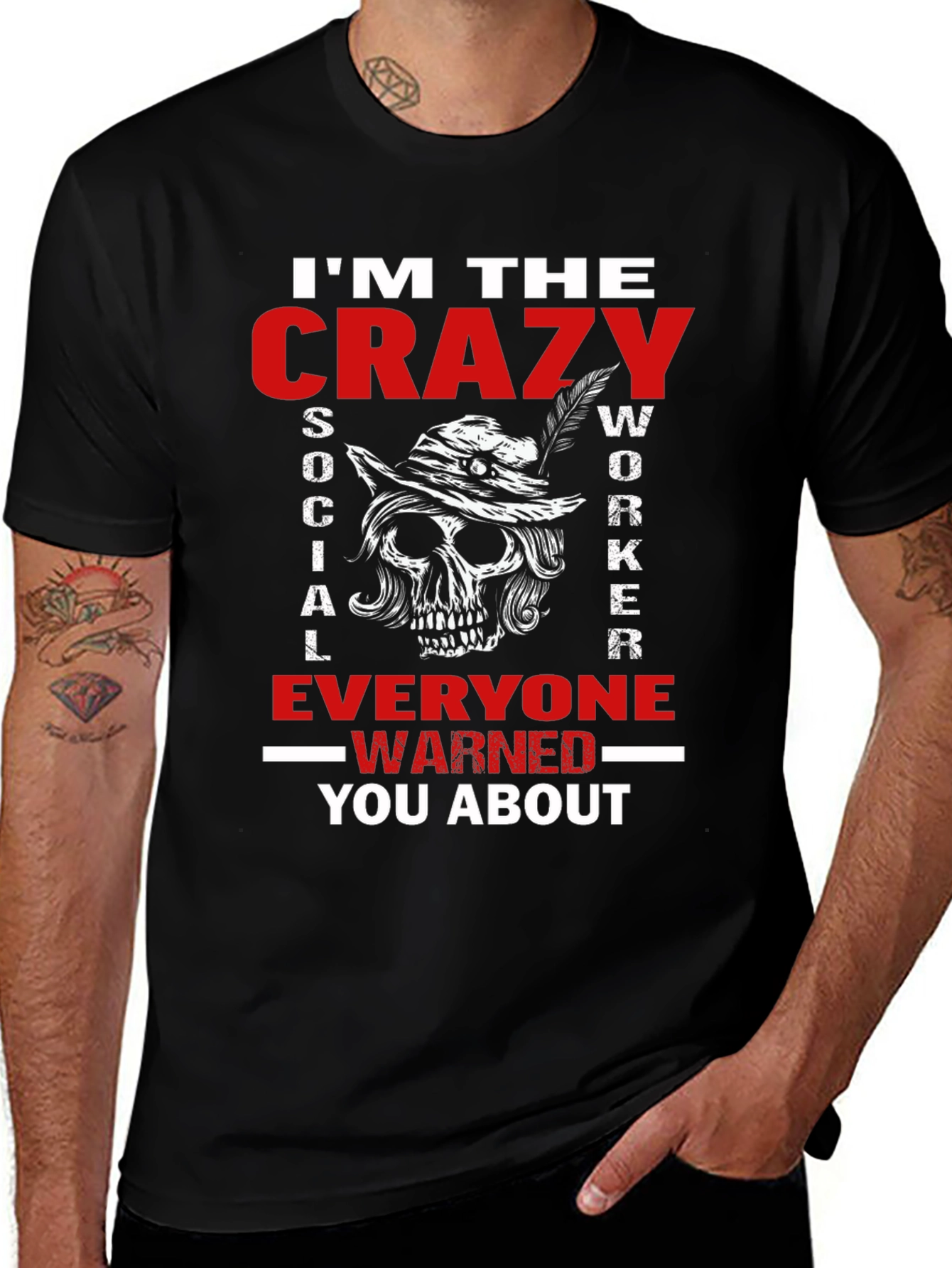 Crazy Social Worker Graphic Tee