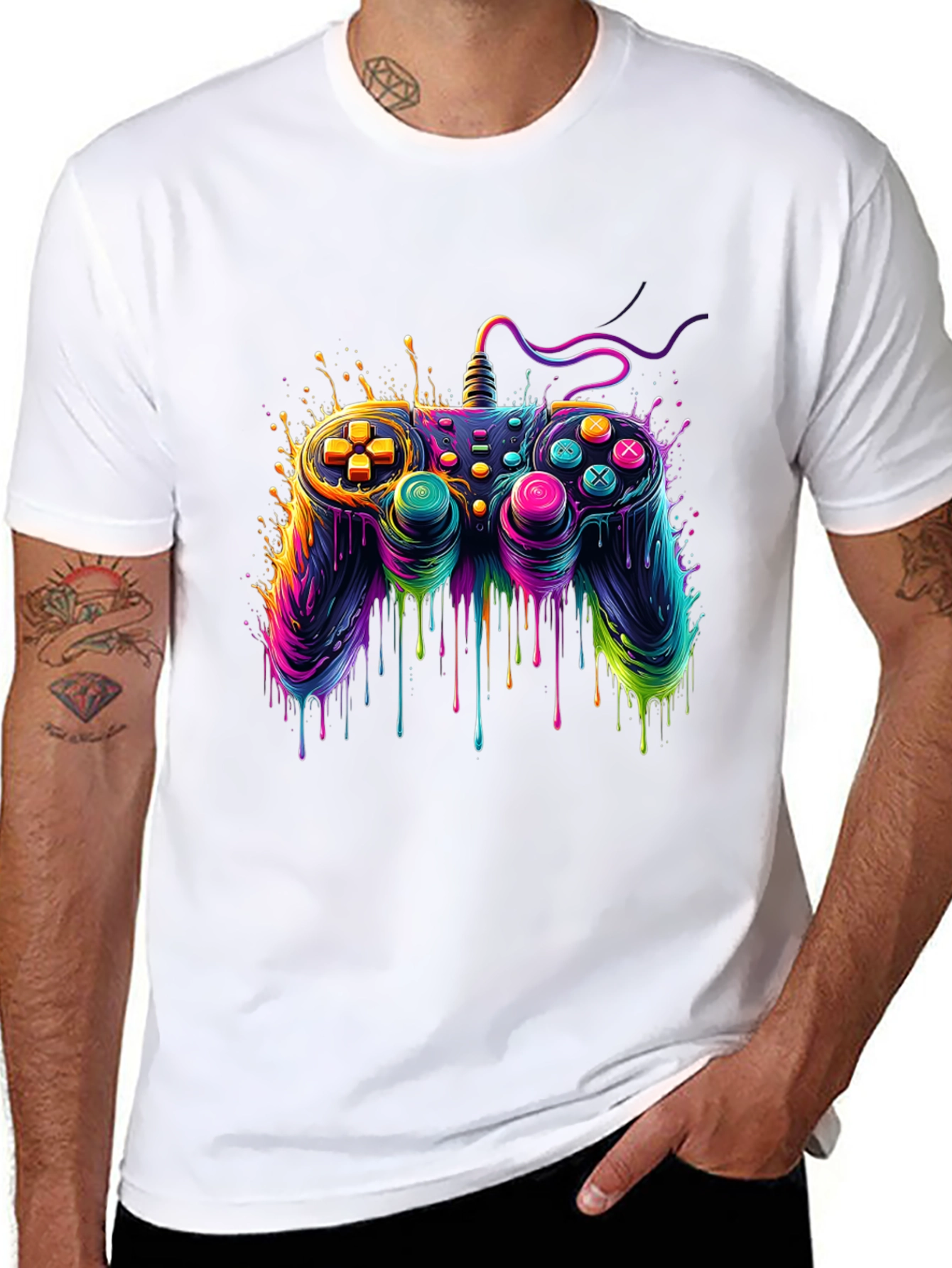 Gamer Drip T-Shirt - Controller Design
