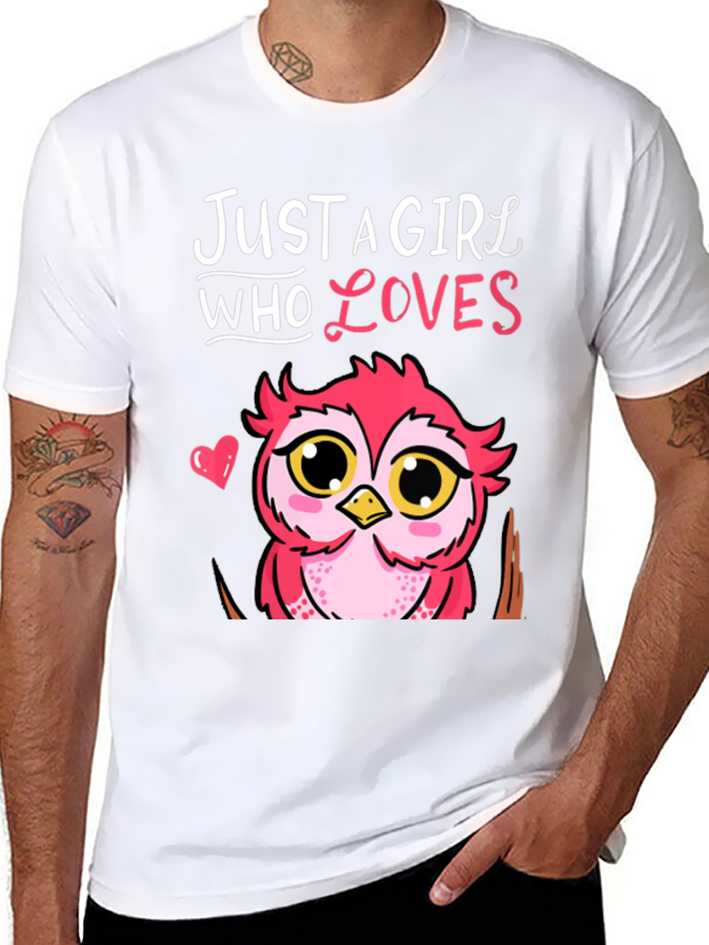 Just A Girl Who Loves Owls T-Shirt