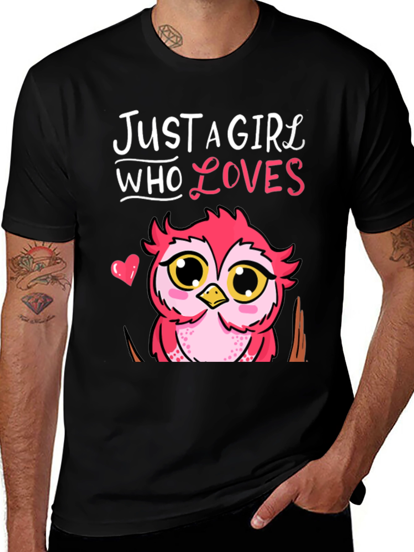 Just A Girl Who Loves Owls T-Shirt