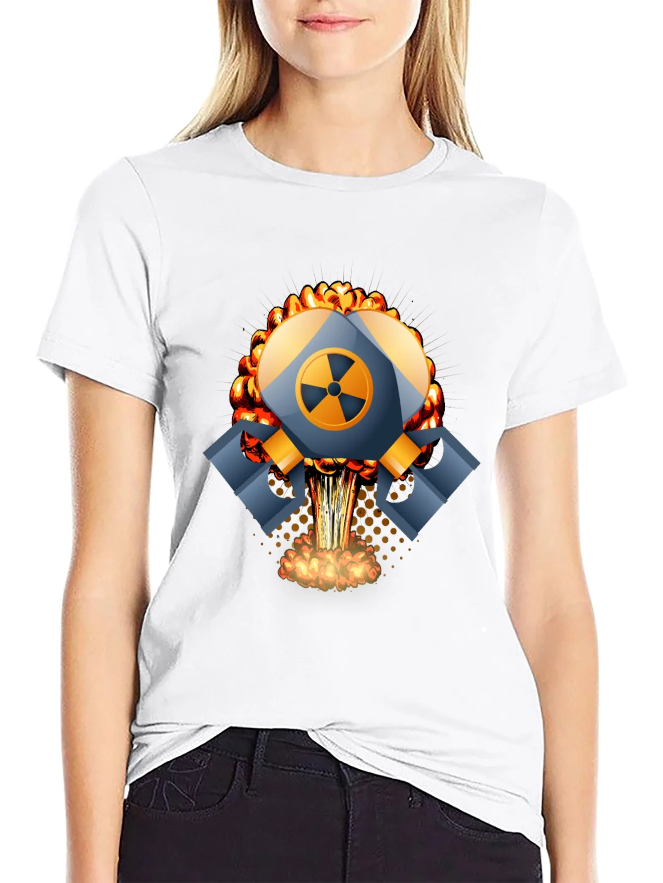 Atomic Explosion Graphic T-Shirt