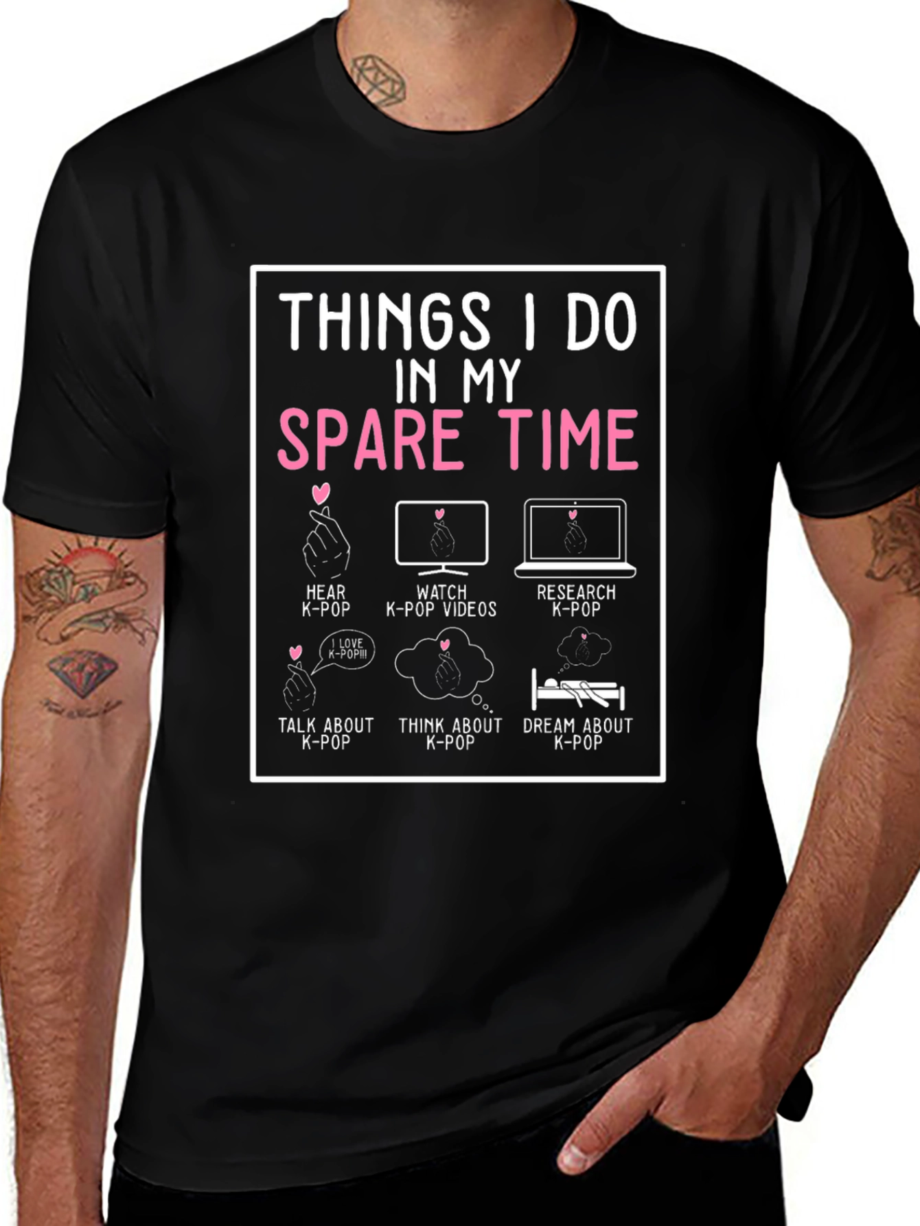 K-Pop Fan Spare Time T-Shirt