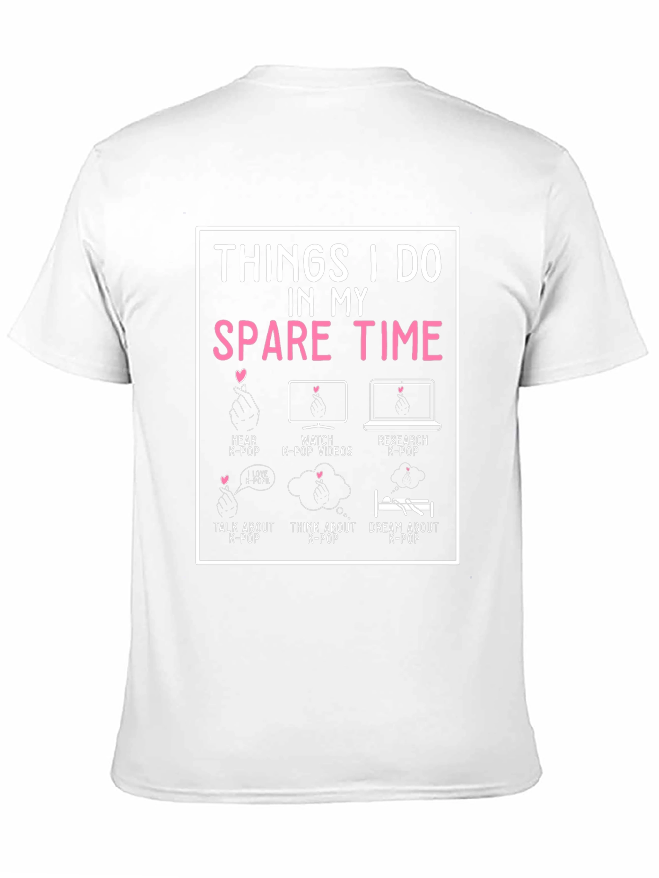 K-Pop Fan Spare Time T-Shirt