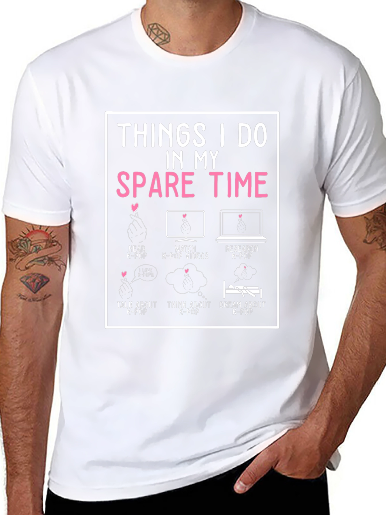 K-Pop Fan Spare Time T-Shirt