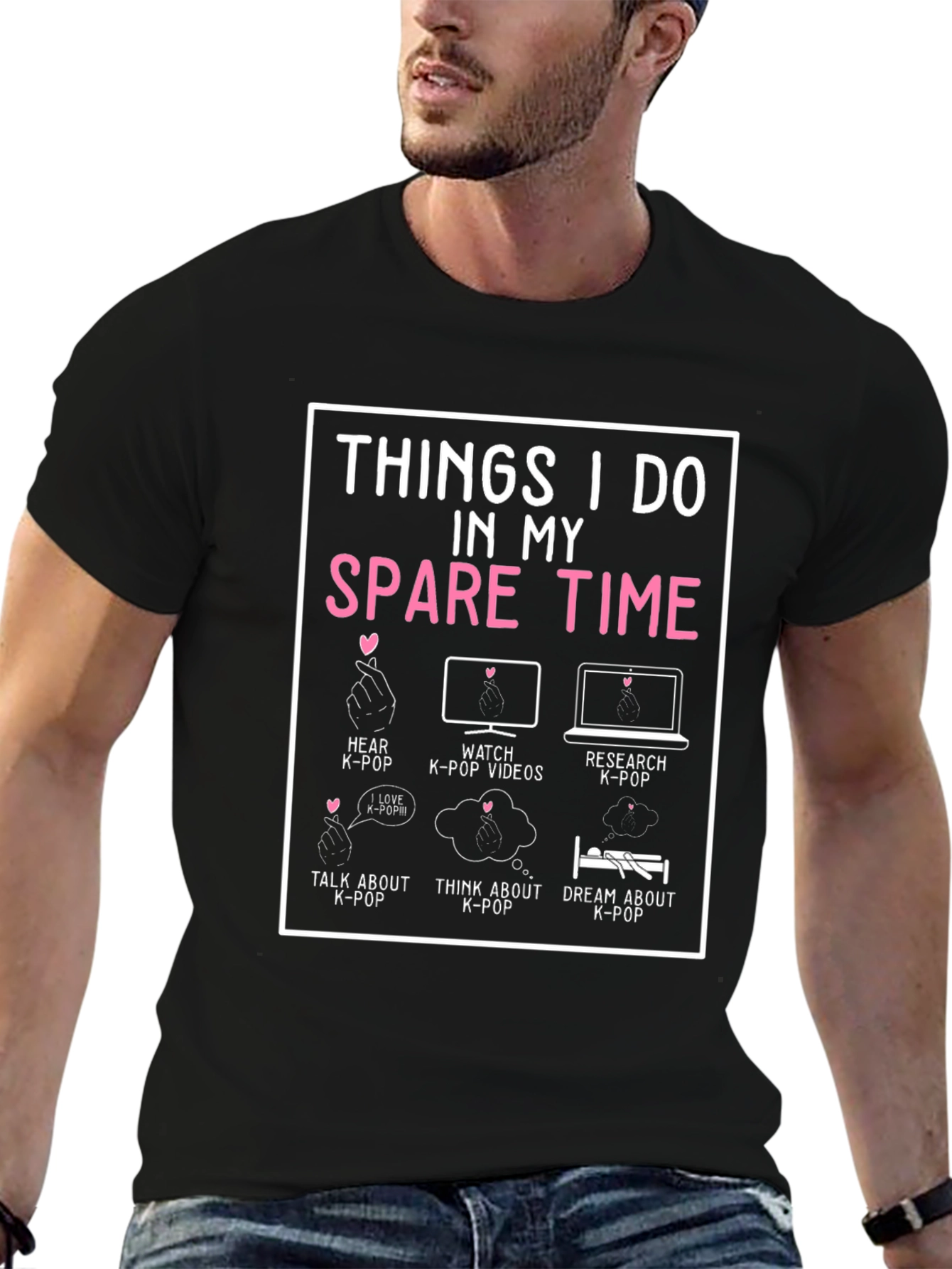 K-Pop Fan Spare Time T-Shirt