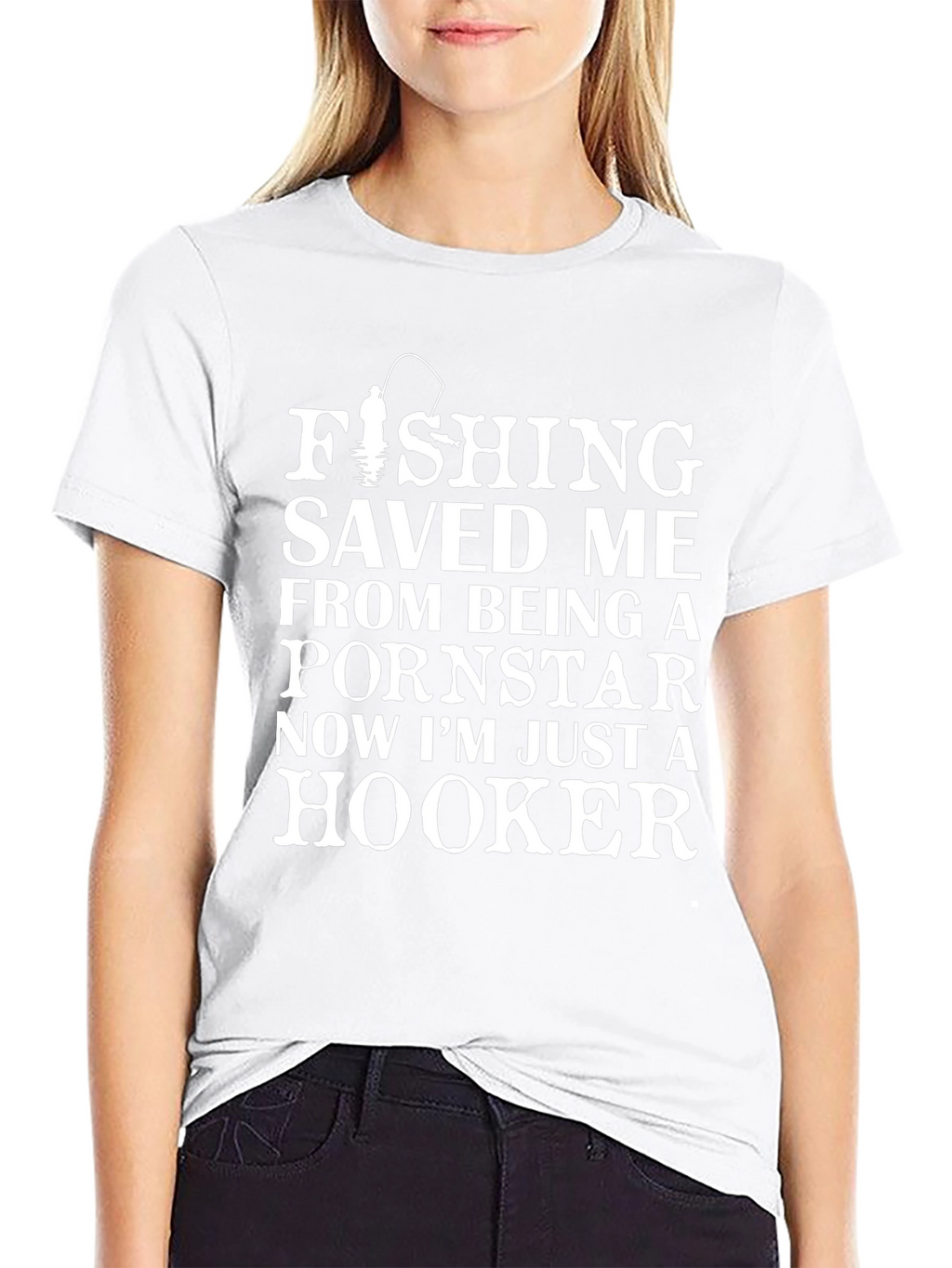Fishing Saved Me Humor T-Shirt