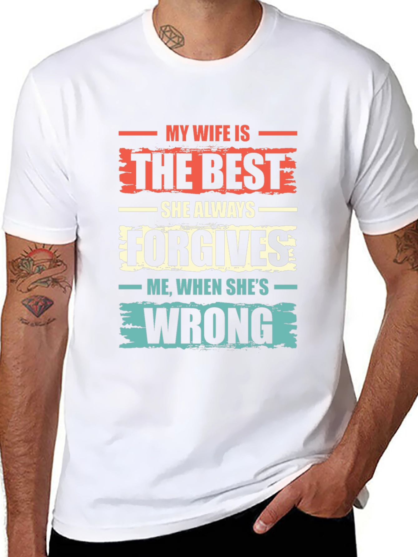 Funny My Wife is the Best Graphic Tee