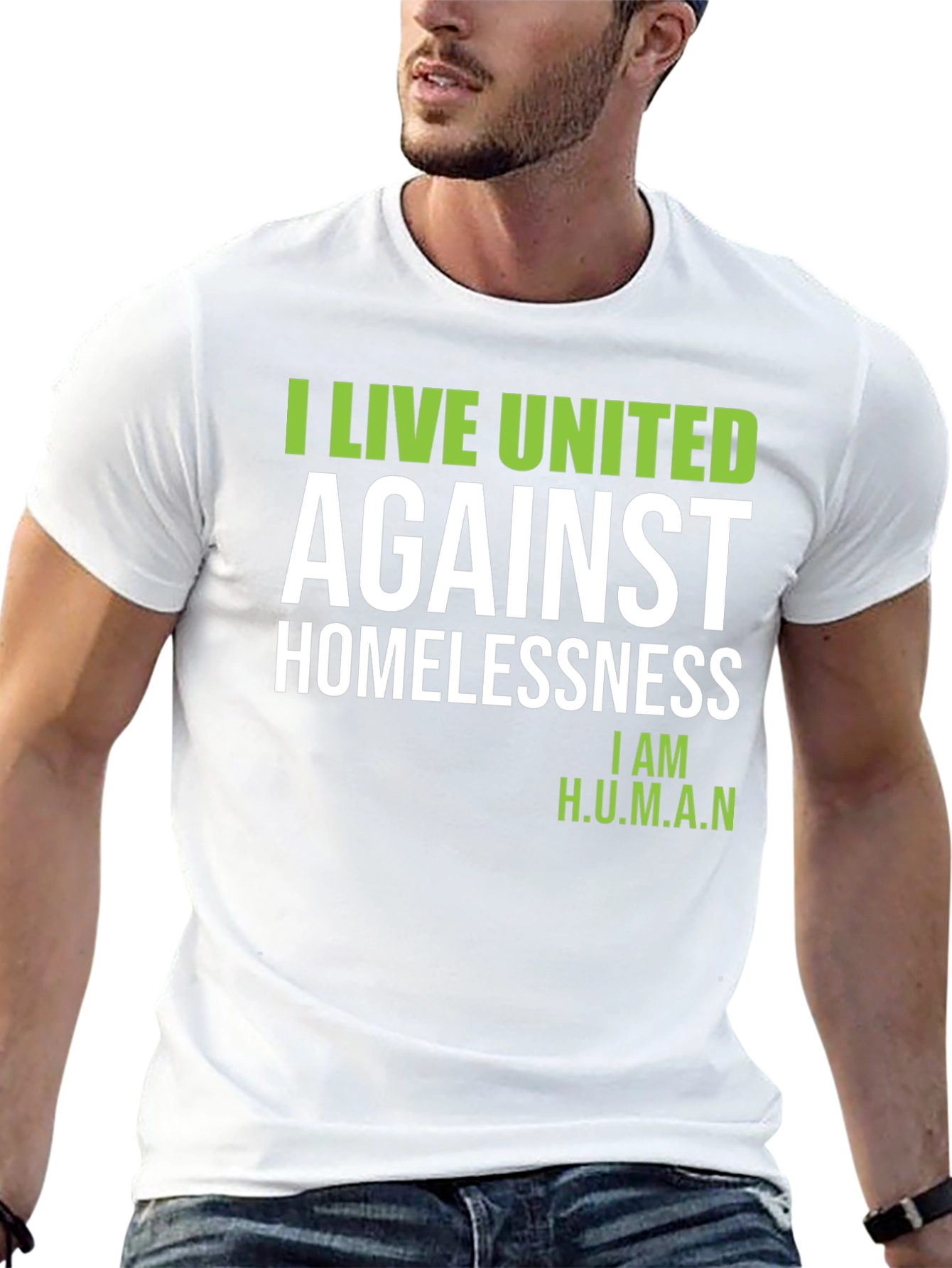I Live United Against Homelessness T-Shirt
