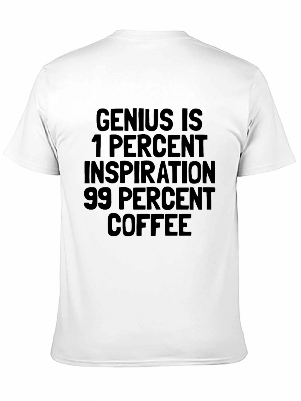 Coffee Inspiration Tee - Black Cotton