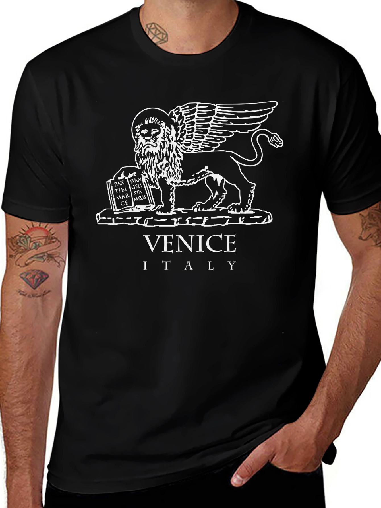 Venice Italy Lion Graphic T-Shirt