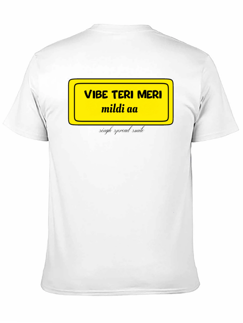 Vibe Teri Meri T-Shirt - Casual Black Tee