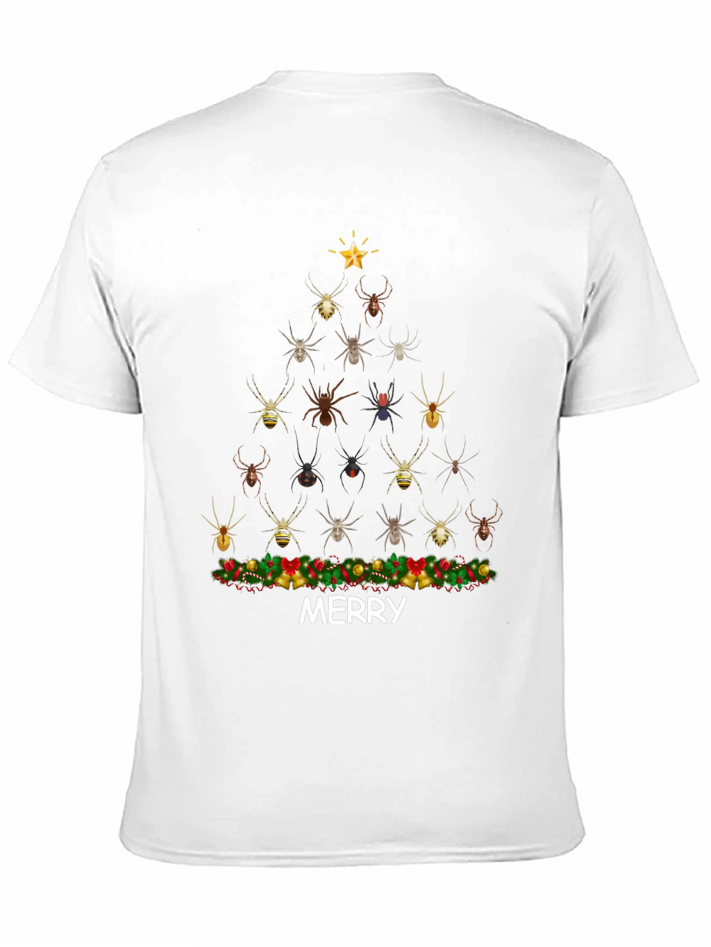 Spider Christmas Tree Graphic Tee