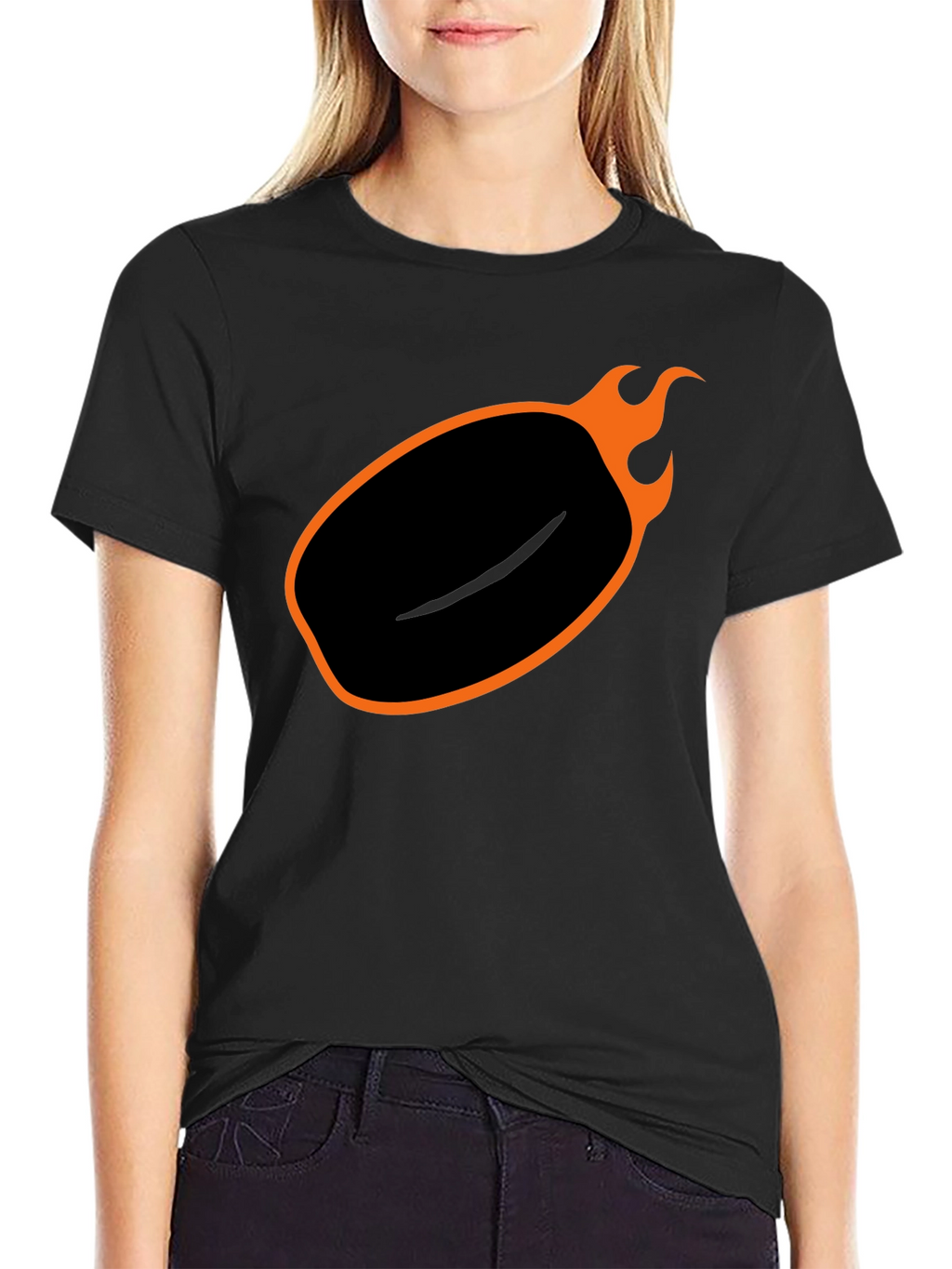 Burning Coffee Bean Graphic Tee - Cool Casual Wear