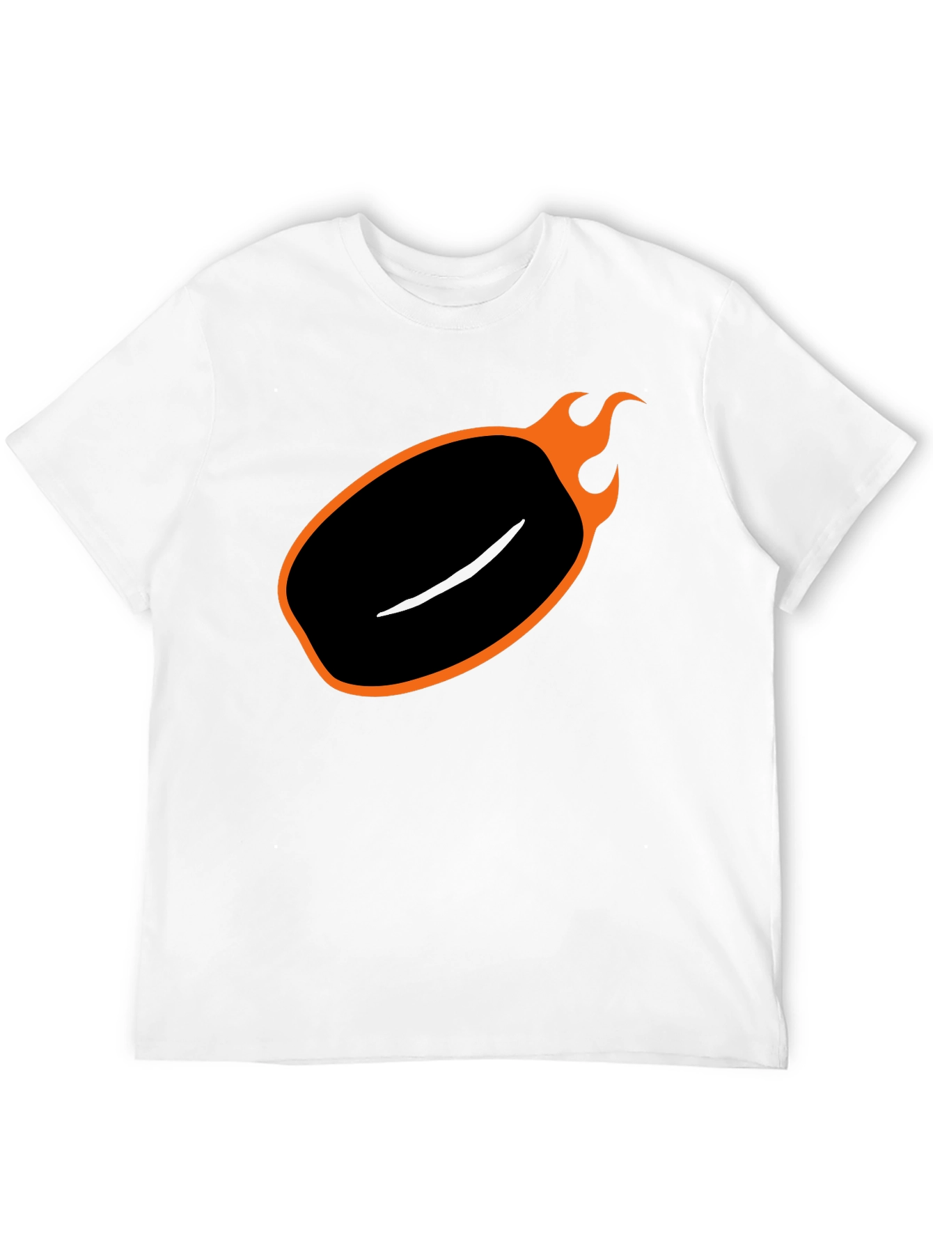 Burning Coffee Bean Graphic Tee - Cool Casual Wear