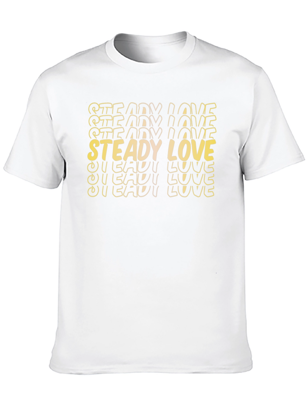 Steady Love Graphic Tee - Trendy Black T-Shirt