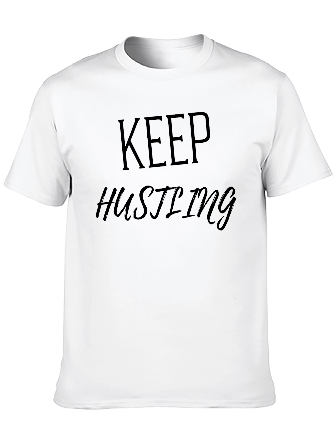 Keep Hustling Black T-Shirt